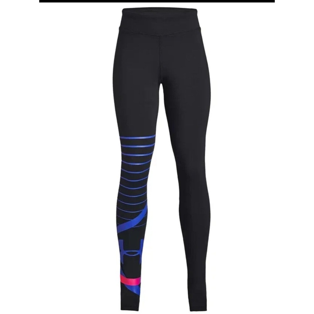 Under Armour L76130 Black Finale Knit Athletic Leggings  - M